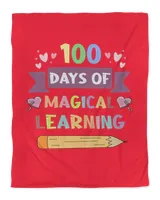 100 Days Of School T-Shirt100 Days of Magical Learning - 100 days of school souvenir T-Shirt_by CoolandCreative_ (1) copy