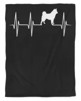 Akita T-Shirt Dog Heartbeat - Dog Lover Gift