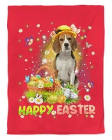 Happy Easter Cute Bunny Dog Beagle Eggs Basket Funny Dog T-Shirt