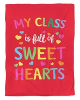 Teachers Valentines Day Shirt Class Full of Sweethearts