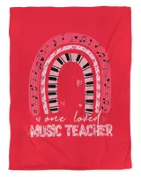 Rainbow One Loved Music Teacher Valentine's Day Matchings