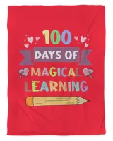 100 Days Of School T-Shirt100 Days of Magical Learning - 100 days of school souvenir T-Shirt_by CoolandCreative_ (1) copy