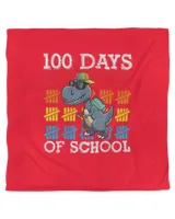 100 Days Of School T Rex Dinosaur Shirt, Kids Boys copy