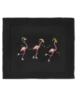 Flamingo skating Christmas