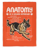 Anatomy Of A Golden Retriever Personalized Grandpa Grandma Mom Sister For Dog Lovers
