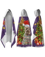 Yorkshire Terrier Tree Lights Xmas