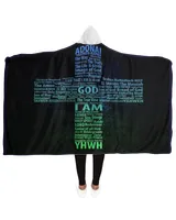 God Hooded Blanket