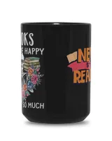 BOOKS MAKE ME HAPPY YOU NOT SO MUCH Book lovers mugs