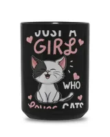 Just A Girl Who Loves Cats Tshirt Cute Cat Lover Gifts