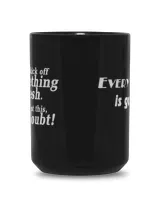 Awaken Your Boldness: Large and Medium-sized Black Mugs for the Confident Coffee Lover
