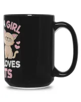 Just A Girl Who Loves Cats Cute Cat Lover