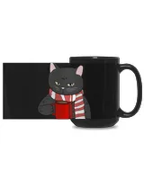 Glass of water for fun for pet lovers, annoyed cat | Mug Maxui