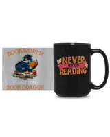 BOOKWORM? PLEASE I'M A BOOK DRAGON Book lovers mugs