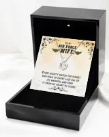 To My Air Force Wife - Gift From Husband With Message Card