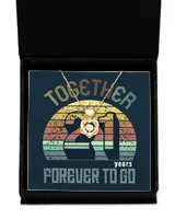 Anniversary Gifts By Years For Couples - Together (Years) Forever To Go - Best Gifts For Wife From Husband - Luxury Wedding Anniversary Gifts Idea - Wishes Message For Her - Marriage Day Message