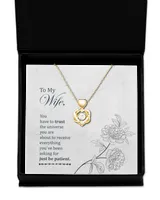 Heart Knot Gold Necklace