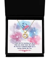 Heart Knot Gold Necklace