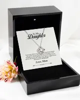 Personalized To My Daughter Necklace - "You Will Always Be My Little Girl"