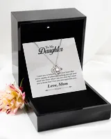 Personalized To My Daughter Necklace - "Believe in Yourself"