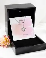 Love Knot Silver Necklace