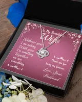 To My Beautiful Wife - Gift From Husband With Message Card