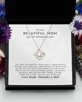 Mother of the Bride Gift from Daughter, Mother of the Bride Gifts, Mom Wedding Gift from Bride, Mother of the Bride Necklace, Gifts For Mom