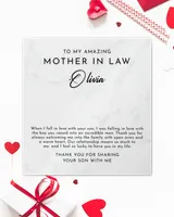 To My Mother In Law Love Knot Necklace, Mother In Law Wedding Gift, Future Mother In Law Gift, Mother Of Groom Gift From Bride, Mother In Law Gift, Necklace Gifts For Mother Of Groom