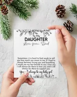 Daughter Gift from Dad, Father Daughter Necklace, Dad to Daughter Birthday Gift, Graduation Gift For Daughter, To My Daughter Jewelry Gifts