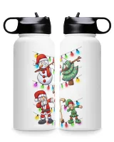 Dabbing Santa Claus Gift Premium Water Bottle