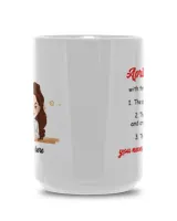 Grumpy Girl Coffee Custom Mug April Girl With Three Sides Personalized Gift