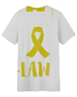 I Wear Dark Yellow For My Kind Mother-In-Law Bone Cancer Awareness