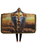 Lion Faith Hooded Blanket
