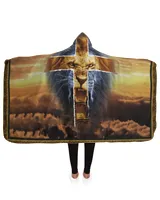 Lion Faith Hooded Blanket