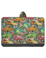 hoodie blanket jacket with beautiful Car, tree and flower pattern