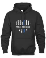 Thin Blue Line Heart Coral Springs Police Officer Patriotic-2