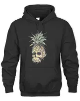 Pineapple Skeleton Goth Bone Head Tropical Fruit 64