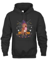 Pit Bull Witch Pumpkin Halloween Kids Mens Womens Dog Lover 101