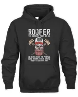 Roofer Funny Retro Roofing Roof Equipment Job Repair51