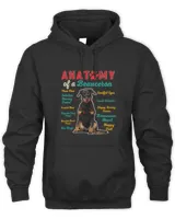 Vintage Anatomy Of A Beauceron Funny Dog Owner Lover Family
