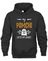 My Pomchi Lifts My Spirit Dog Mom Halloween Gift