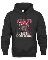 Womens Worlds Best Pitbull Dog Mom Funny Mothers Day