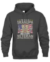 Mens Grandpa Shirts For Men Fathers Day Im A Dad Grandpa Veteran 251