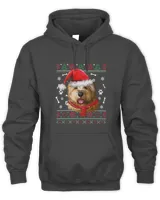 Ugly Sweater Christmas Norfolk Terrier Santa Hat Pajama Xmas