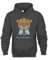 In Otter News Awesome Otter Lovers Funny News Reporter Otter