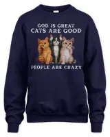 God is great cats are good funny gifts for cat lovers
