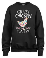 CRAZY Chicken Lady Funny Chicken Lovers