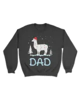 Mens Funny Matching Family Christmas Gifts Dad Llama Christmas