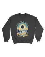 Vintage Look Total Solar Eclipse Niagara Falls T-S