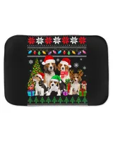 Funny Santa Beagle Christmas Tree Lights Ugly Puppies Beagle 183