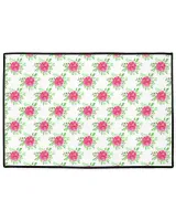 Floral Fabric Mat